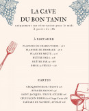 Menu La Cave du Bon Tanin - Les cartes, à partager