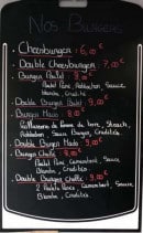 Menu À ma façon - Les burgers