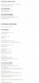 Menu Le Cochon d'Or - Les vins page 4