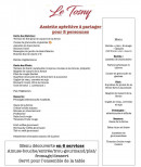 Menu Le Tosny - Exemple de menu