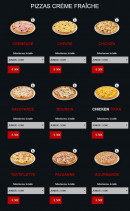 Menu Délices Pizza - Les pizzas page 3