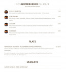Carte et menu de L' Atelier Du Bon Gout à Saint Georges du Vievre — La carte à emporter