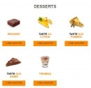 Menu Allo pronto pizza - Les desserts