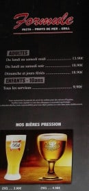 Carte et menu de Buffet 27 Steack house à Guichainville — Formules et bières pression
