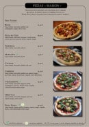 Menu Le Loft - Pizzas
