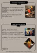 Menu Le Loft - Cocktails champagnes et sans alcools 