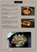 Menu Le Loft - Salades