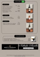 Menu Le Loft - Vins bio et champagnes 