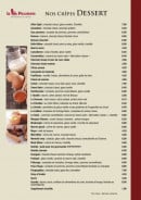 Menu La Picoterie - Les crêpes desserts
