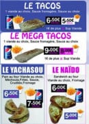 Menu Break Time - Le tacos, le yachasou...