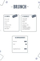 Menu Chez sofi - Brunch