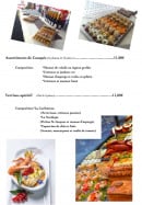 Menu Cochon Saint Antoine - Assortiments de canapés et verrines apéritif