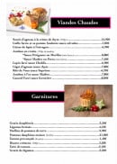 Menu Cochon Saint Antoine - Viandes et garnitures