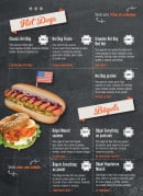 Menu Flash Back - Les hot dog et les bagels 