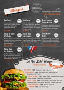 Menu Flash Back - Les burgers
