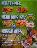 Menu Le Pacha Kebab - Les tex mex, menu enfant et salades
