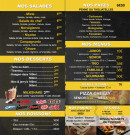 Menu Pizza club - Les salades, desserts, ...