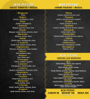 Menu Pizza club - Les pizzas