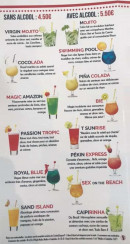 Menu Royal Wok Grill - Cocktails