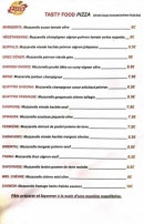 Menu Tasty Chicken - Les pizzas