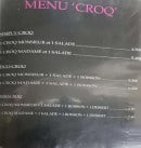 Menu Cafe U - Menu croq