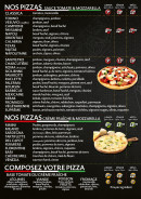 Menu Pizza Service - Menu pizza et composition