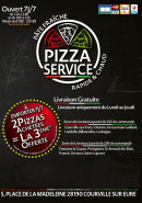 Menu Pizza Service - Carte et menu Pizza Service Courville sur Eure