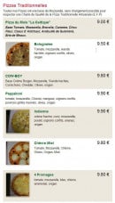 Carte et menu de A la bonne pizza à Cloyes-les-Trois-Rivières — La pizza: traditionnelles, la bolognaise, cow-boys,...