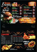 Carte et menu de Sandwicherie de la place à Cloyes-les-Trois-Rivières — Les burgers, couscous, ...