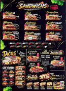 Carte et menu de Sandwicherie de la place à Cloyes-les-Trois-Rivières — Carte1