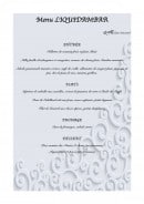 Menu Le Séquoia - Menu liquidambar 
