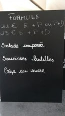 Menu La Guinguette - Exemple de menu