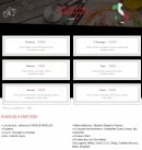 Menu La Maison Italie - les pizzas base crème et boissons