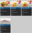 Menu El Baraka - Les formules burgers suite