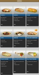 Menu El Baraka - Les sandwiches