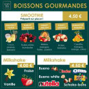 Menu Cosy Tea - Les boissons gourmandes