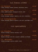 Menu Chez claudius - Les pizzas page 2