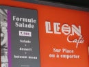 Menu Léon & Cie - La formule salade