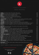 Menu Pizzeria Karukera - Les pizzas