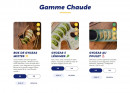 Menu Pokawa - Les gamme chaudes