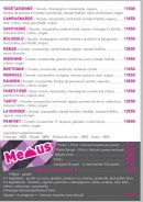 Menu D'Elise Pizza - Les pizzas et menus