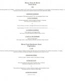 Menu Aux Tours Du Chateau - Le menu à 100€ et 22€