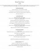 Menu Aux Tours Du Chateau - Le menu groupe à 34,5€