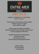 Menu Entre-Mer - Brunch