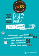 Menu Izee - Les duos malins