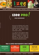 Menu Izee - Les informations supplémentaires