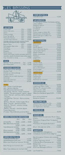 Carte et menu de Le Marie Louise à Brest — Les boissons