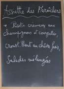Menu Les Maraîchers - Les assiettes des maraîchers 