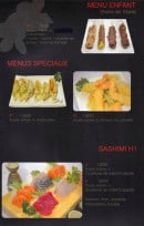 Menu Osaka - Le menu enfant, menus spéciaux,...