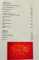 Menu Rajasthan - Les bières, vins et digestifs